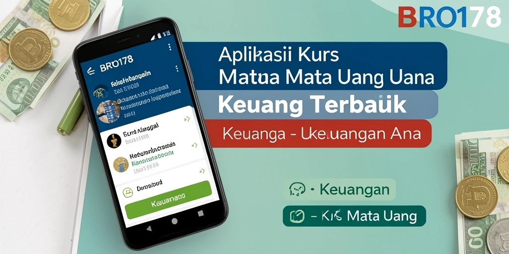 Tampilan antarmuka utama aplikasi Kurs Mata Uang BRO178.