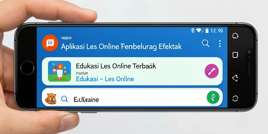 Antarmuka HOKI9 yang menarik dan mudah digunakan untuk Les Online.