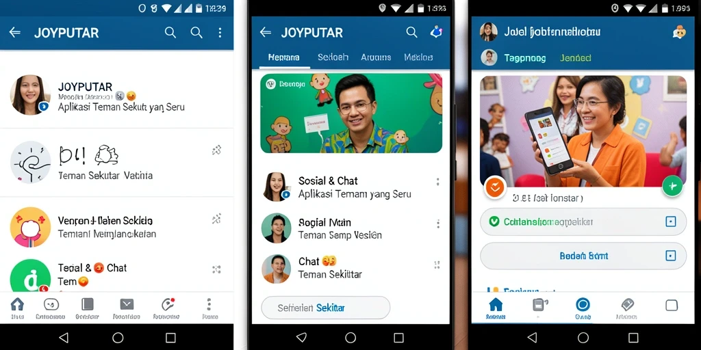 Tampilan antarmuka JOYPUTAR yang ramah pengguna.