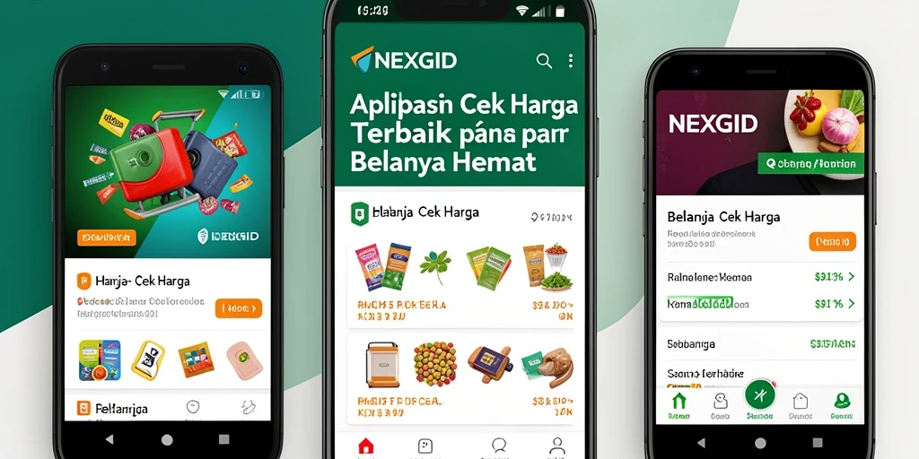 Antarmuka NEXGID menunjukkan fitur Cek Harga yang mudah digunakan.