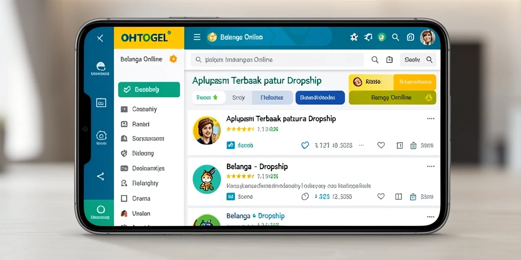 Tampilan antarmuka OHTOGEL yang user-friendly untuk dropship.