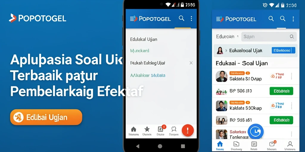 Antarmuka pengguna aplikasi POPOTOGEL yang intuitif dan informatif.