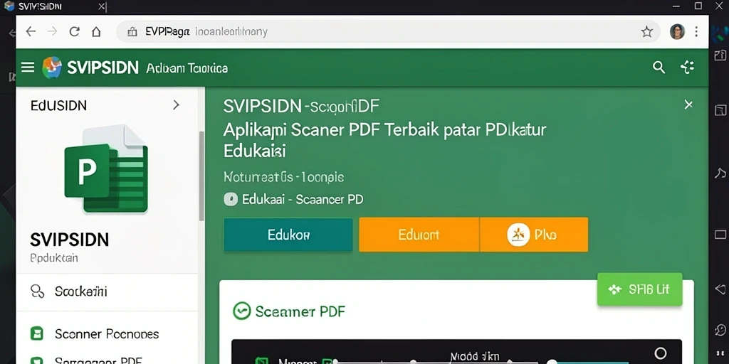 Antarmuka SVIPSIDN yang user-friendly untuk pemindaian PDF.