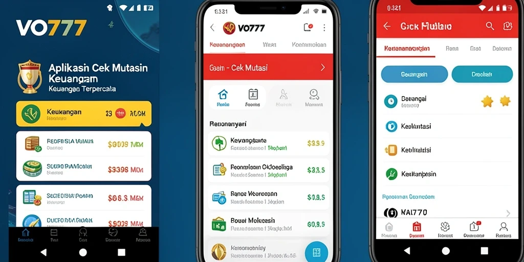 Antarmuka VO777 dengan fitur Cek Mutasi yang ramah pengguna.